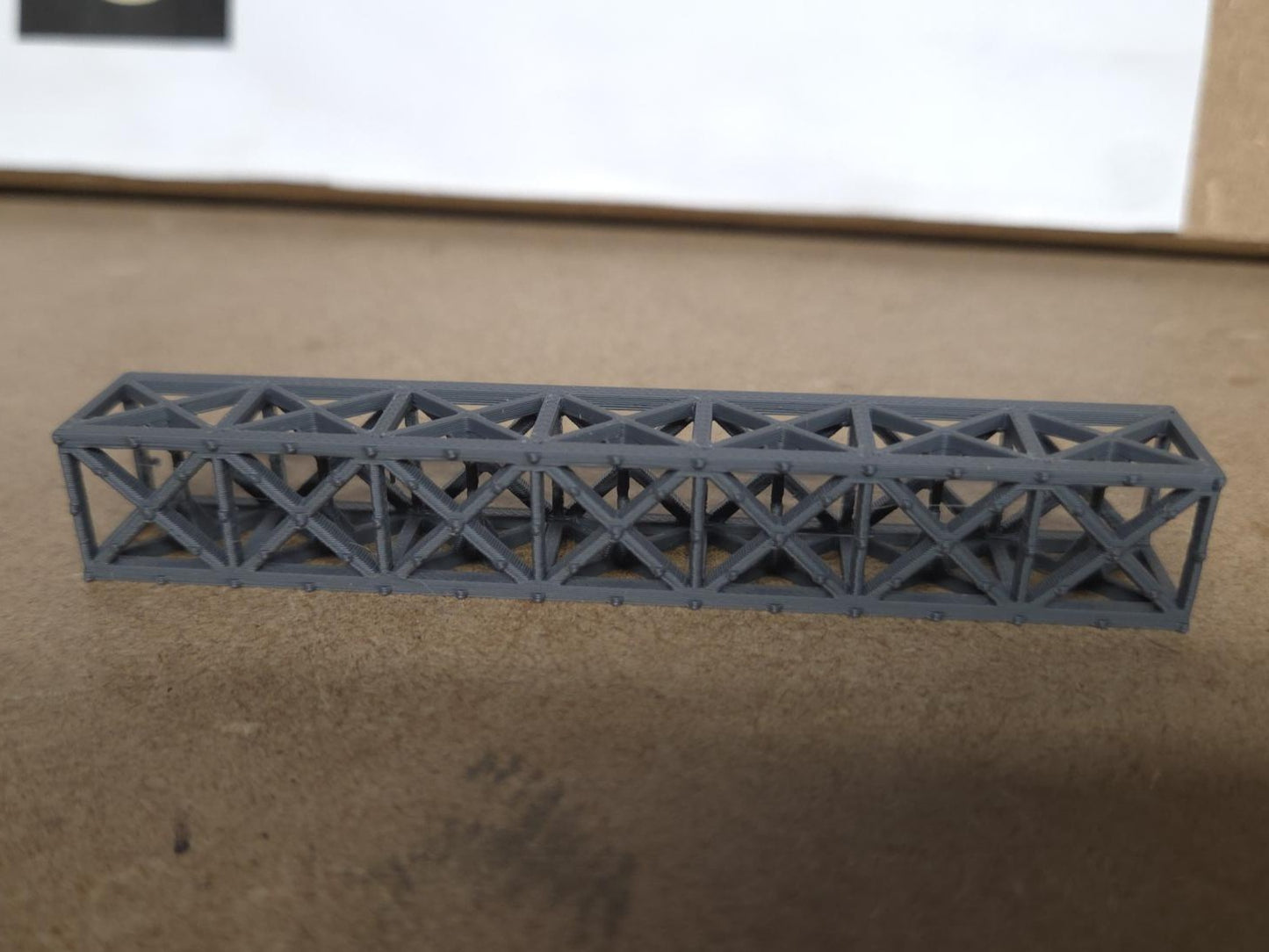 Model Railway Lattice Bridge Box Section Trussing OO Gauge Free delivery