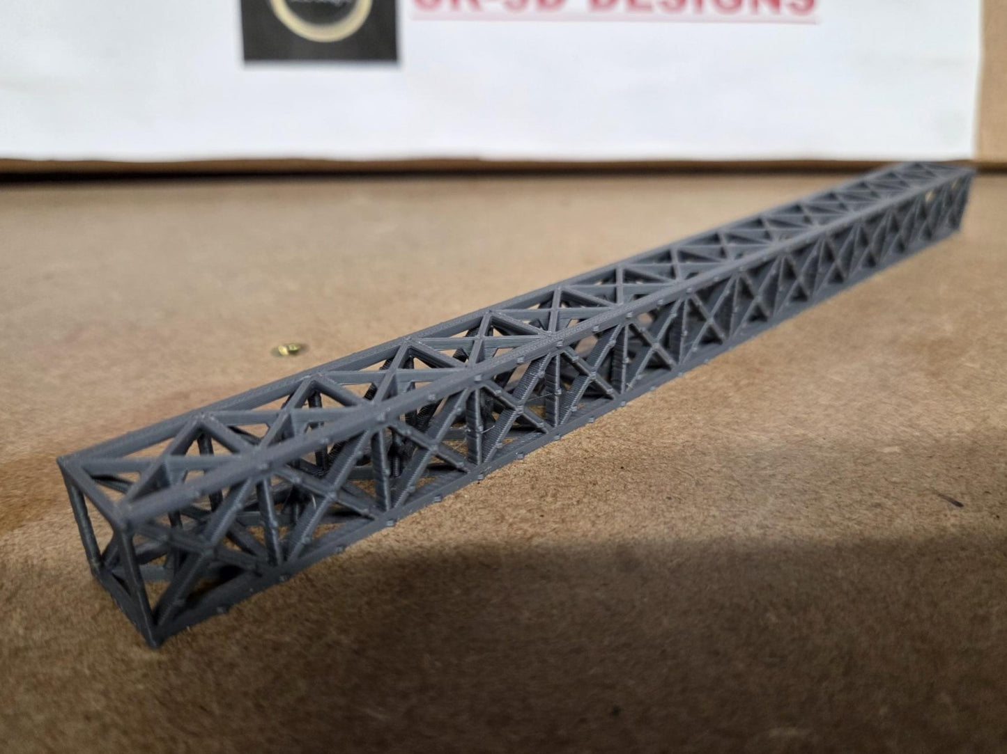 Model Railway Lattice Bridge Box Section Trussing OO Gauge Free delivery
