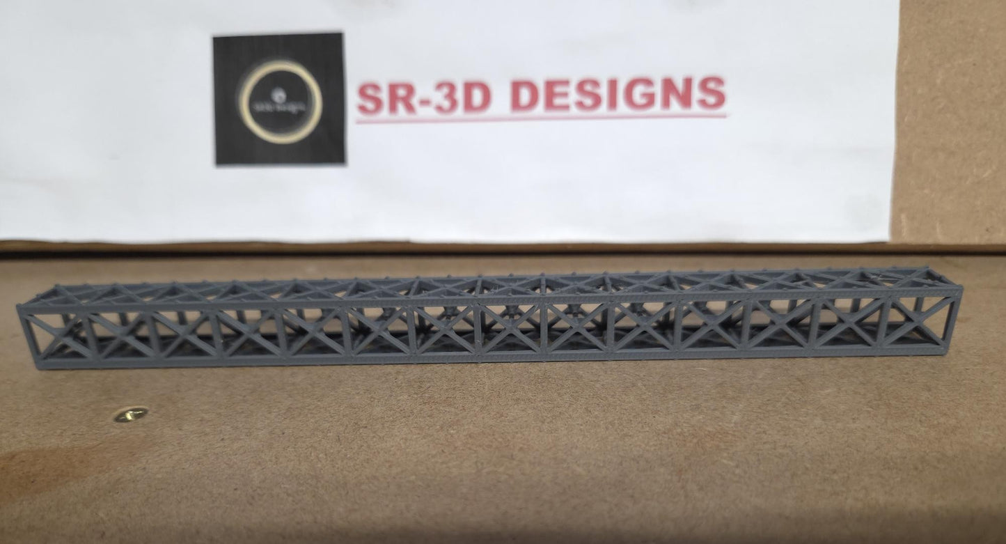 Model Railway Lattice Bridge Box Section Trussing OO Gauge Free delivery