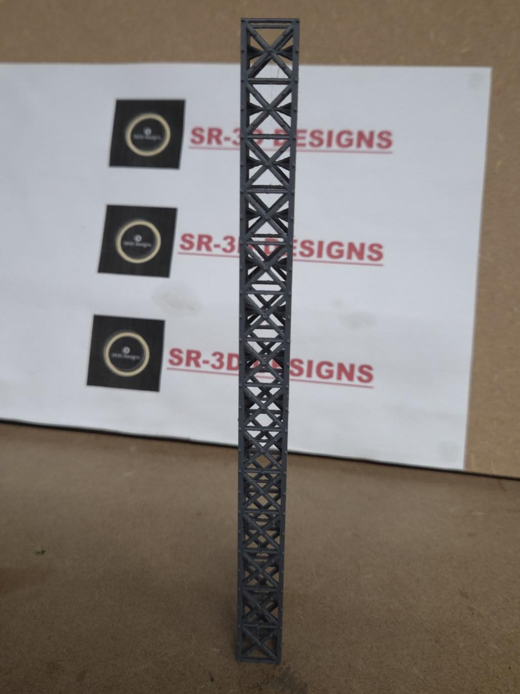 Model Railway Lattice Bridge Box Section Trussing OO Gauge Free delivery