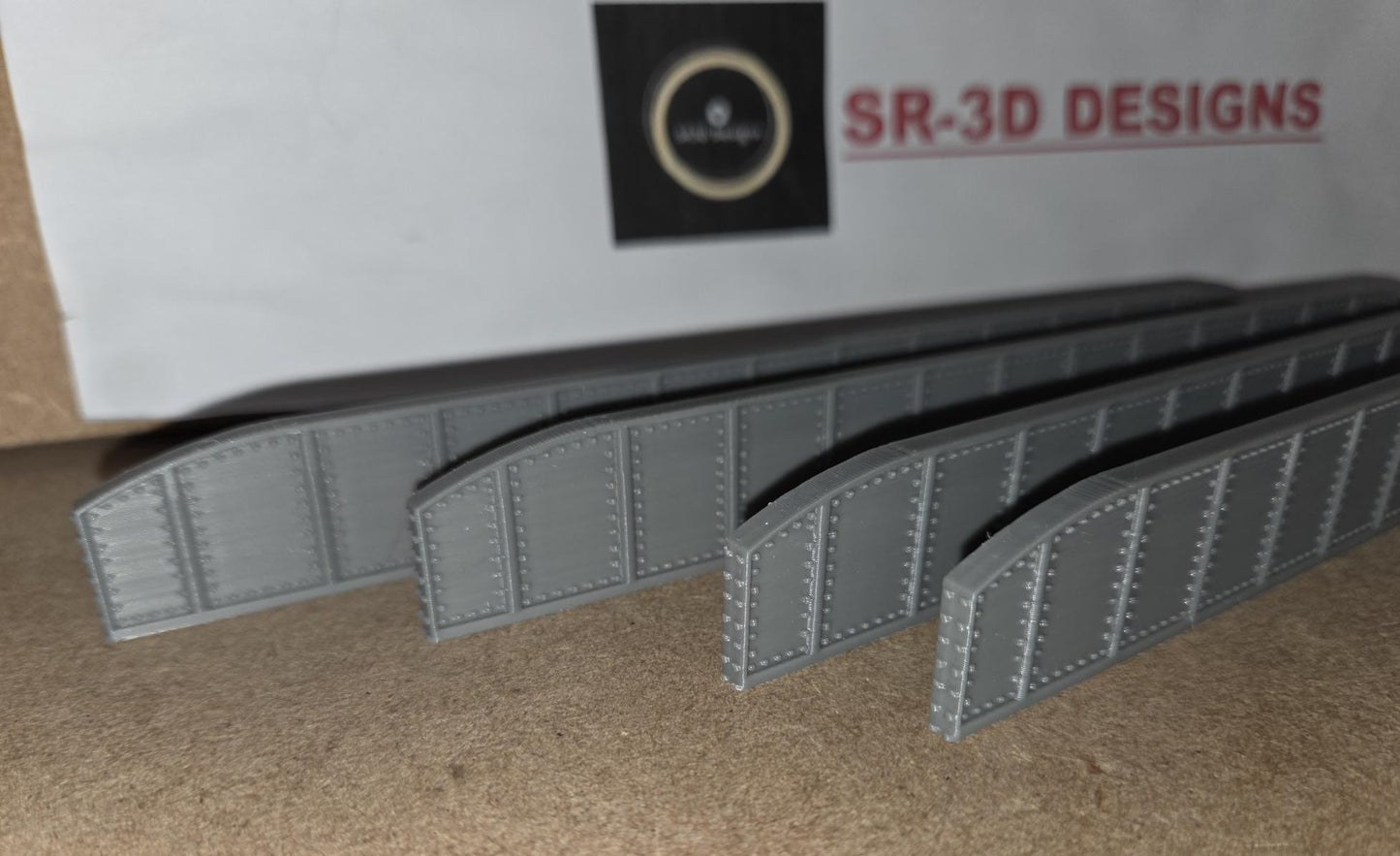 Set of 4 Girder Style bridge sides. 3 Gauges Free delivery