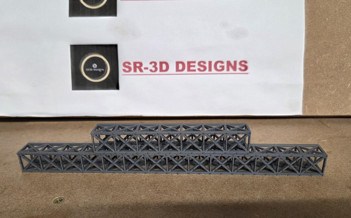 Model Railway Lattice Bridge Box Section Trussing OO Gauge Free delivery