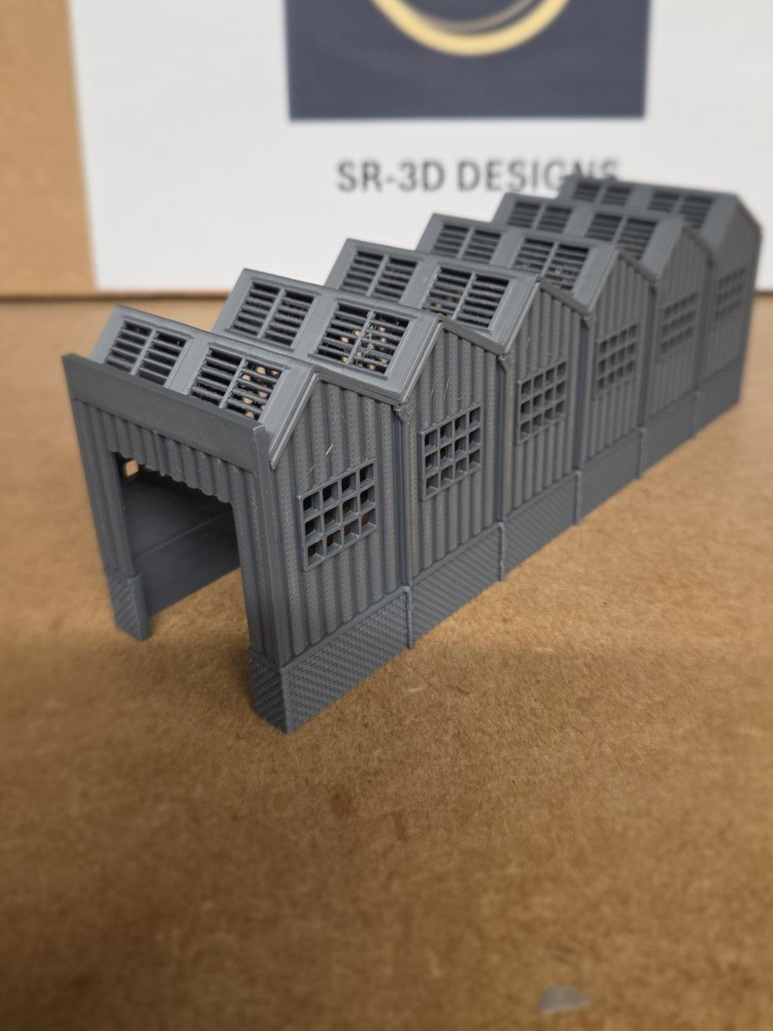 N Gauge 1:160 Scale Locomotive shed 3D Printed Free delivery