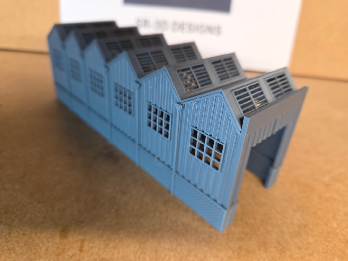 N Gauge 1:160 Scale Locomotive shed 3D Printed Free delivery