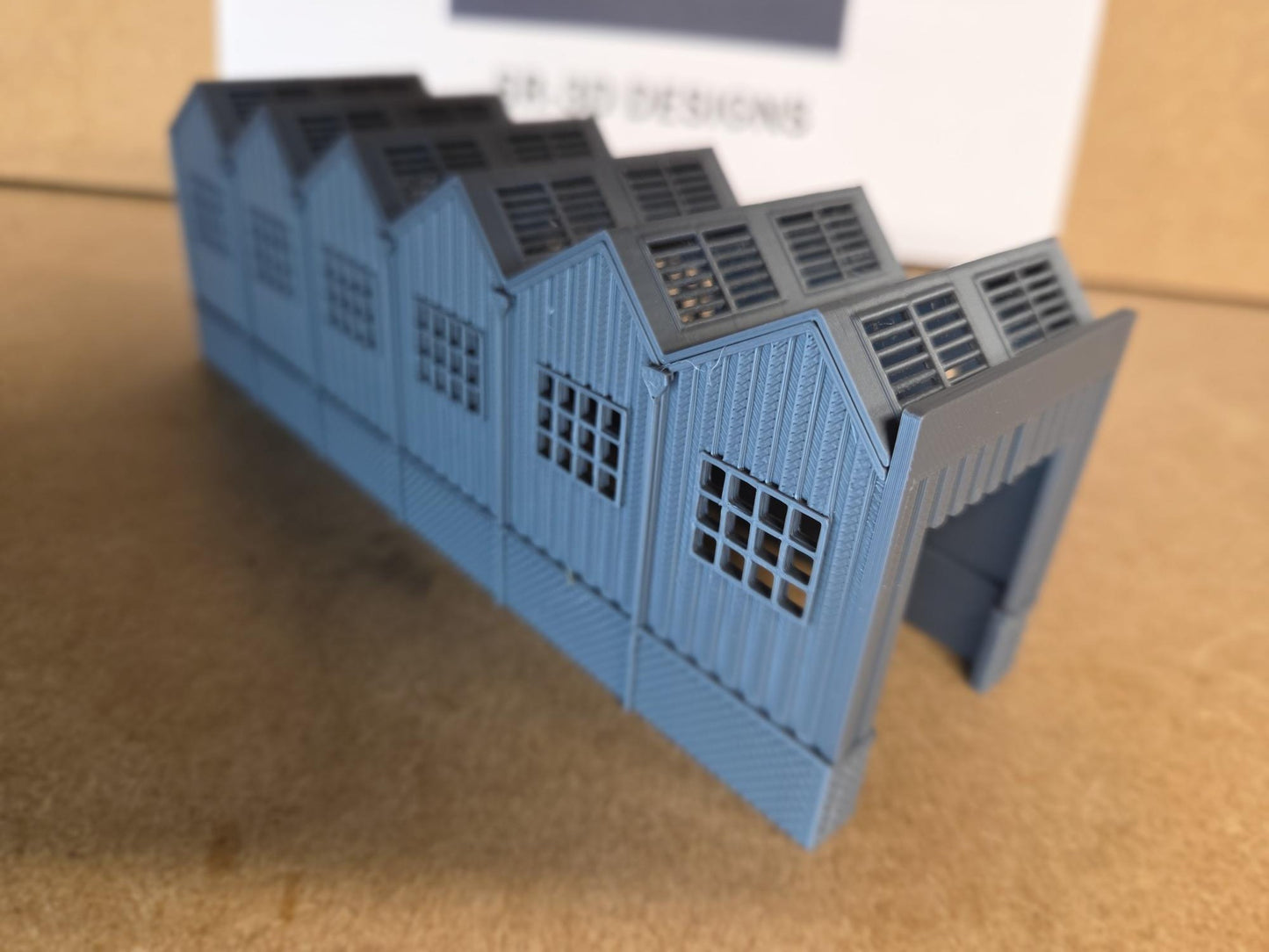 N Gauge 1:160 Scale Locomotive shed 3D Printed Free delivery