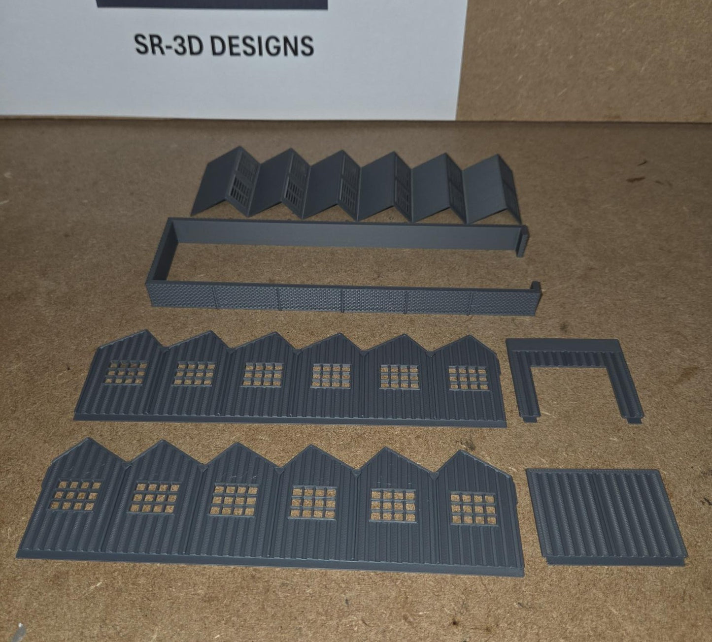 N Gauge 1:160 Scale Locomotive shed 3D Printed Free delivery