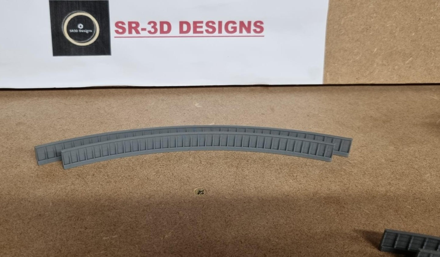 N Gauge Curved Bridge Sides 1,2,3 and 4 Radius track