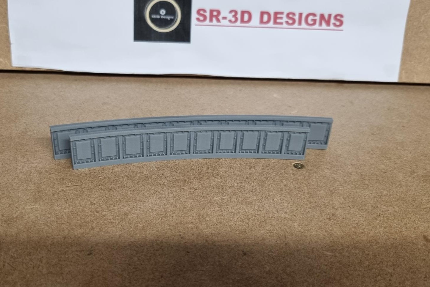 00 Gauge Curved Bridge Sides 1,2,3 and 4 Radius track