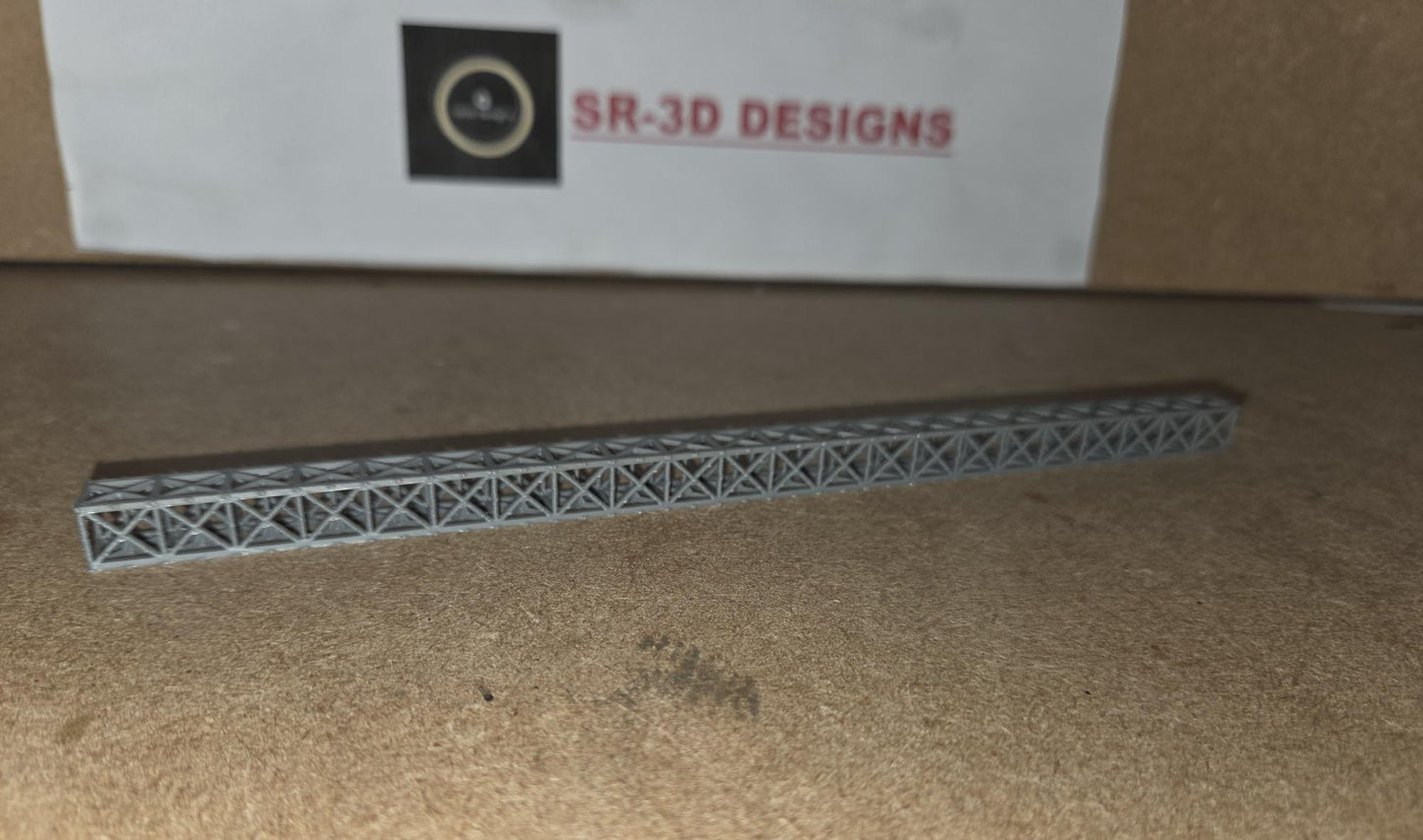 Model Railway Lattice Bridge Box Section Trussing TT Gauge Free delivery