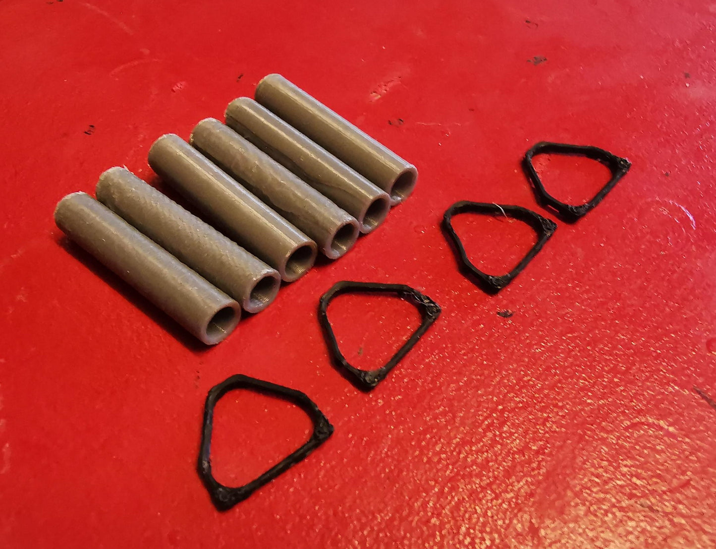 N Gauge Wagon load pipes 3D printed