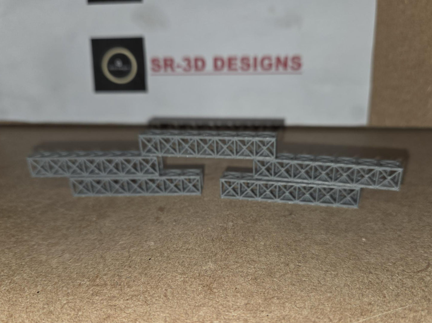 Model Railway Lattice Bridge Box Section Trussing TT Gauge Free delivery
