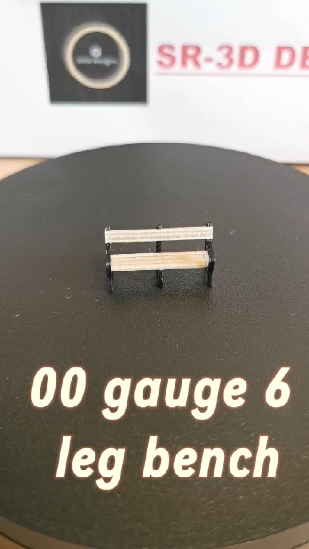 OO Gauge 00 Model Railway Six Leg Park Bench Platform Special Order