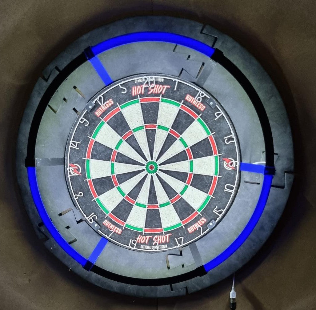 3D Printed Dartboard Lighting Ring Mount colour choice