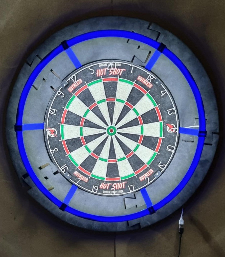 3D Printed Dartboard Lighting Ring Mount colour choice