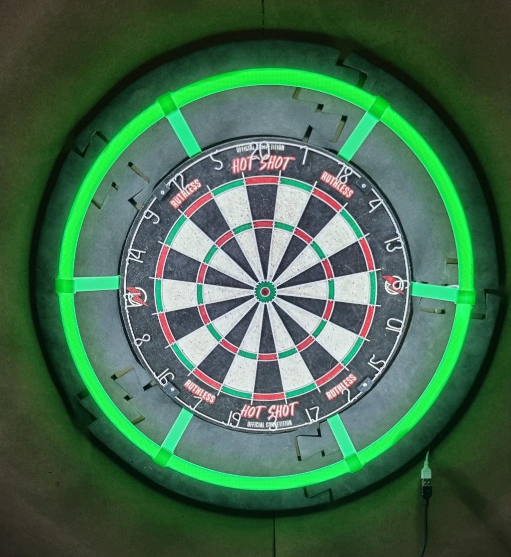 3D Printed Dartboard Lighting Ring Mount colour choice