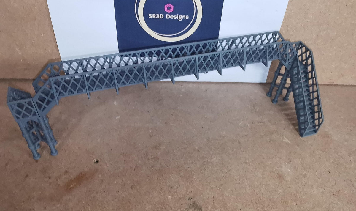 00 Gauge 1:76 Model Railway pedestrian footbridge Walkway