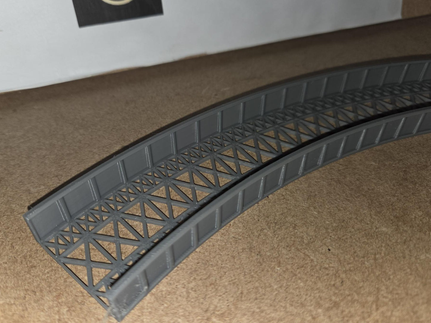 KATO N Gauge Curved Bridge 1,2,3 and 4 Radius Options 3D printed Free delivery.
