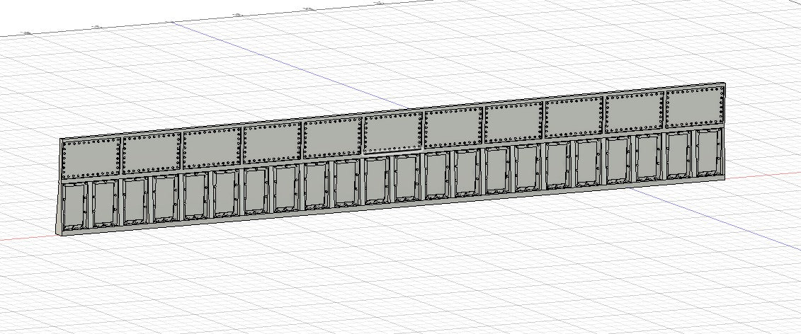 Set of 4 Girder Style bridge sides. 3 Gauges Free delivery