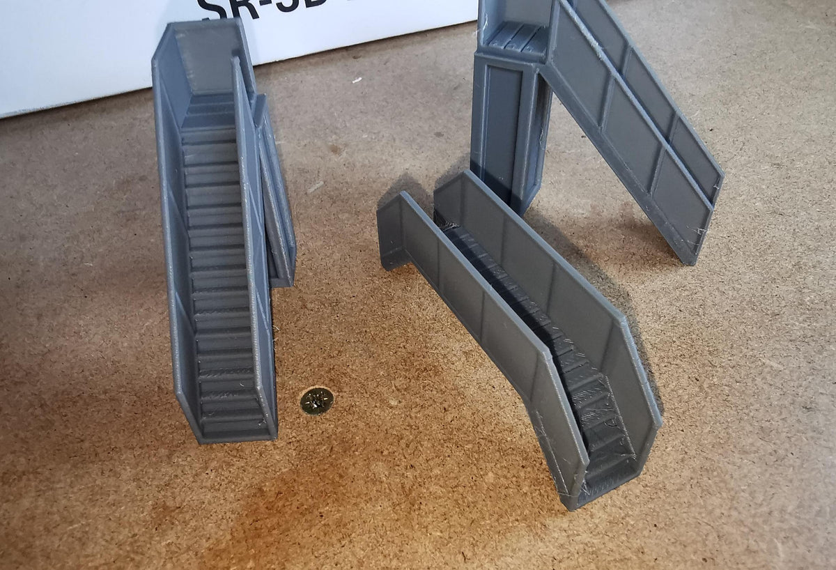 TT Gauge 1:120 Model Railway pedestrian footbridge Walkway