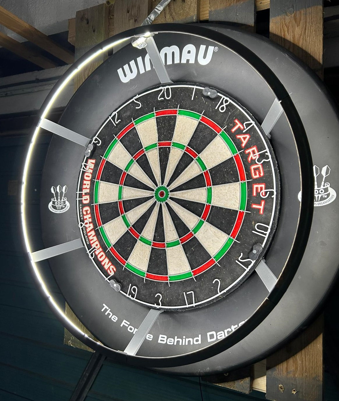 3D Printed Dartboard Lighting Ring Mount colour choice