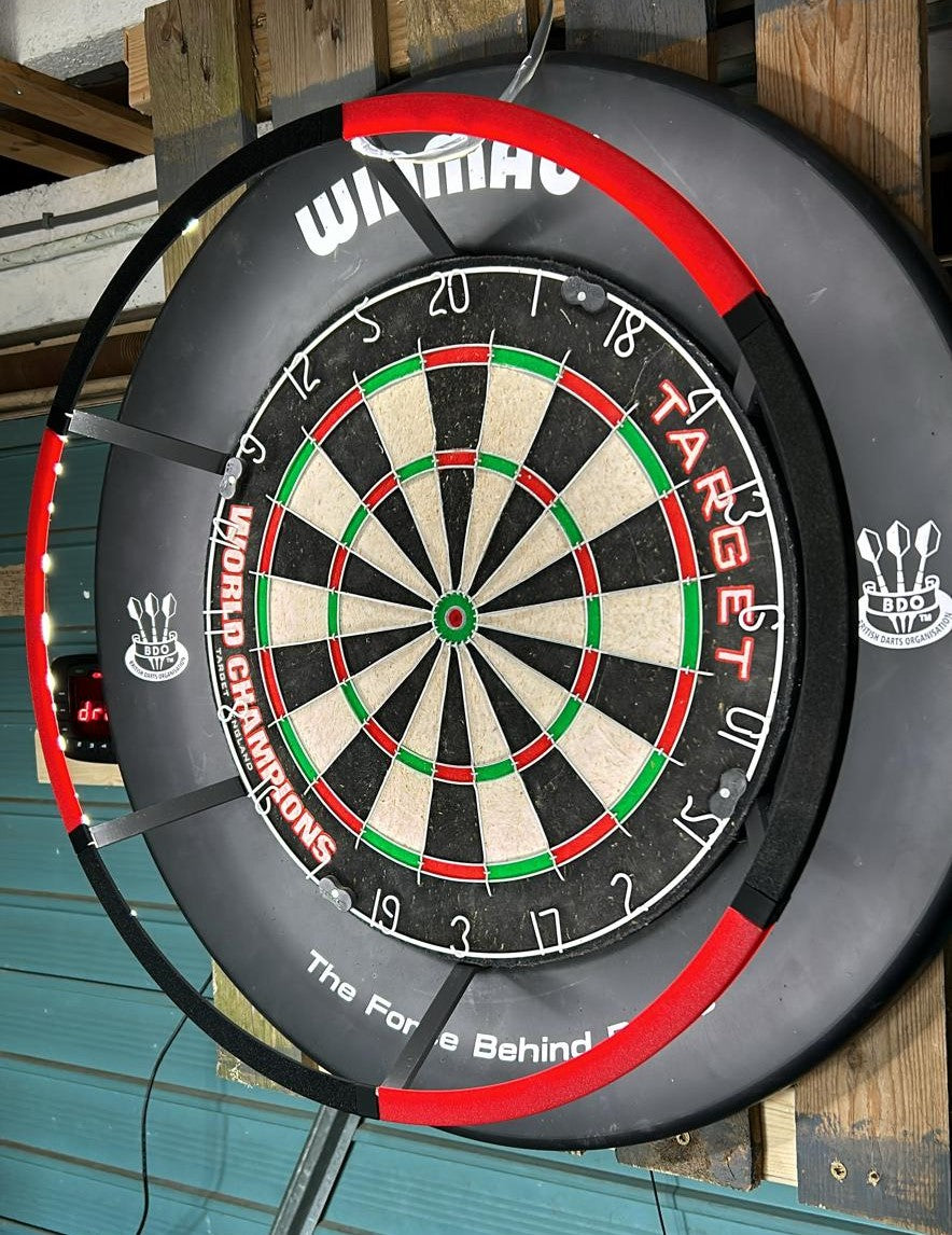 3D Printed Dartboard Lighting Ring Mount colour choice
