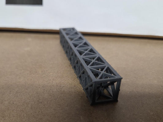 Model Railway Lattice Bridge Box Section Trussing OO Gauge Free delivery