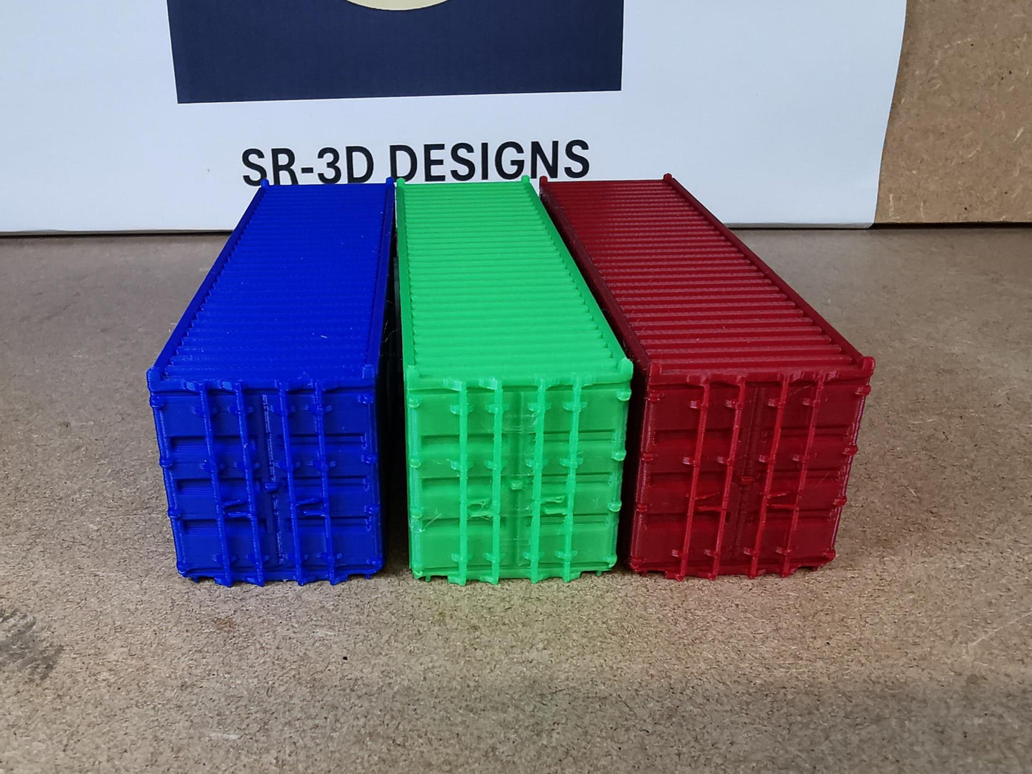 OO Gauge 1/76 30ft Shipping Container Model Railway Accessories & Scenery