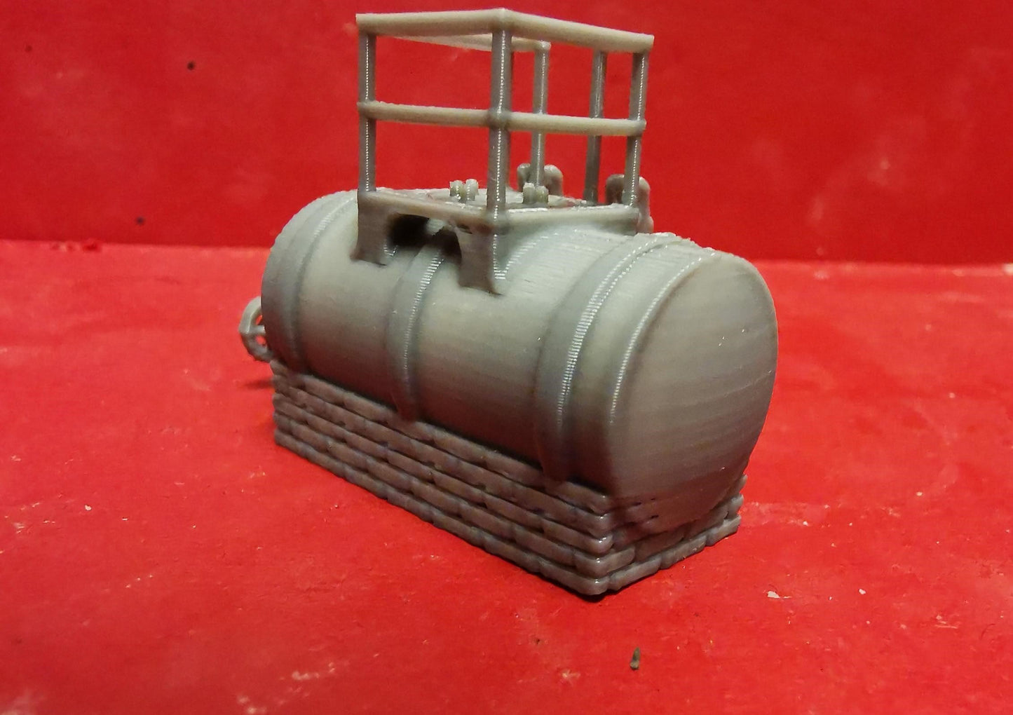 Diesel / Fuel Storage Tank with platform and ladder 3D Printed 00,TT and N Gauge