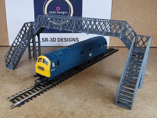 00 Gauge 1:76 Model Railway pedestrian footbridge Walkway