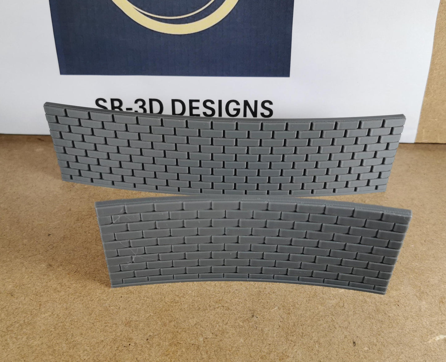 00 Gauge Curved Retaining walls for 1,2,3 and 4 Radius bridges