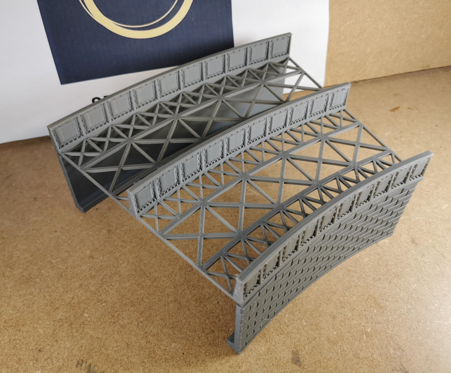 00 Gauge Curved Retaining walls for 1,2,3 and 4 Radius bridges