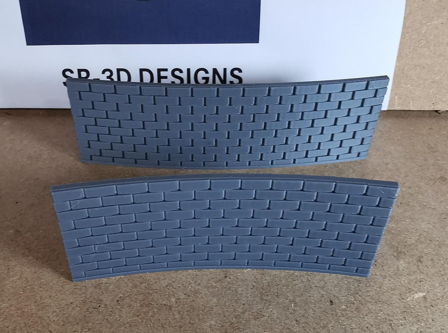 00 Gauge Curved Retaining walls for 1,2,3 and 4 Radius bridges