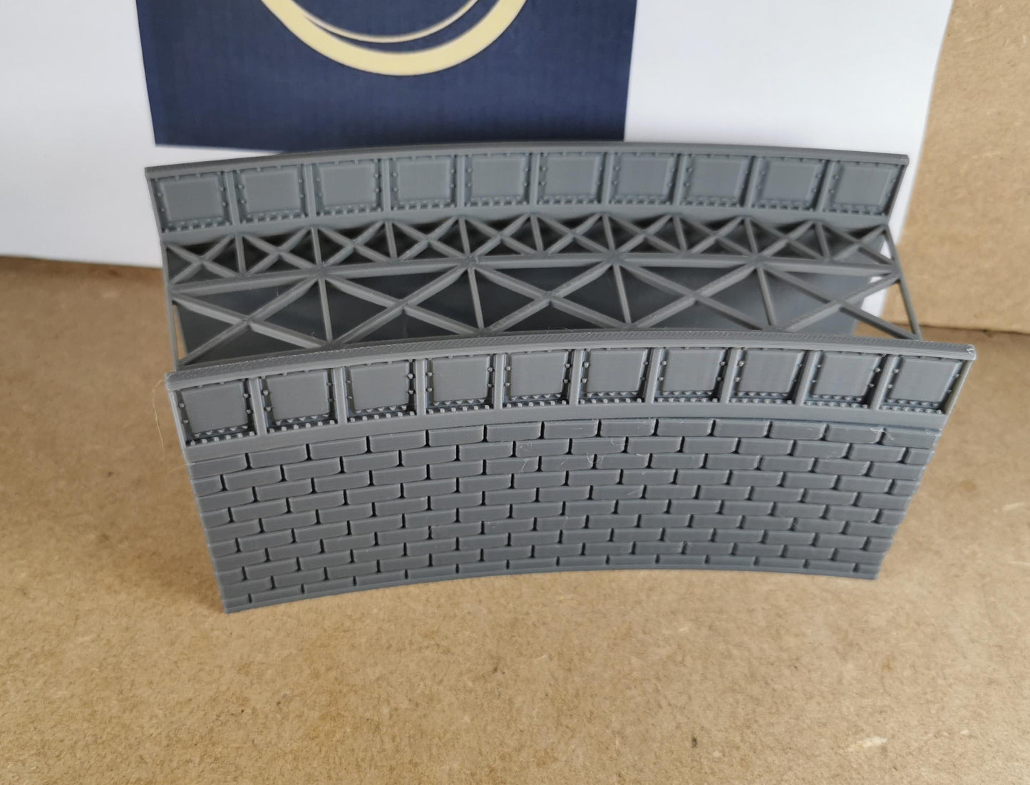 00 Gauge Curved Retaining walls for 1,2,3 and 4 Radius bridges