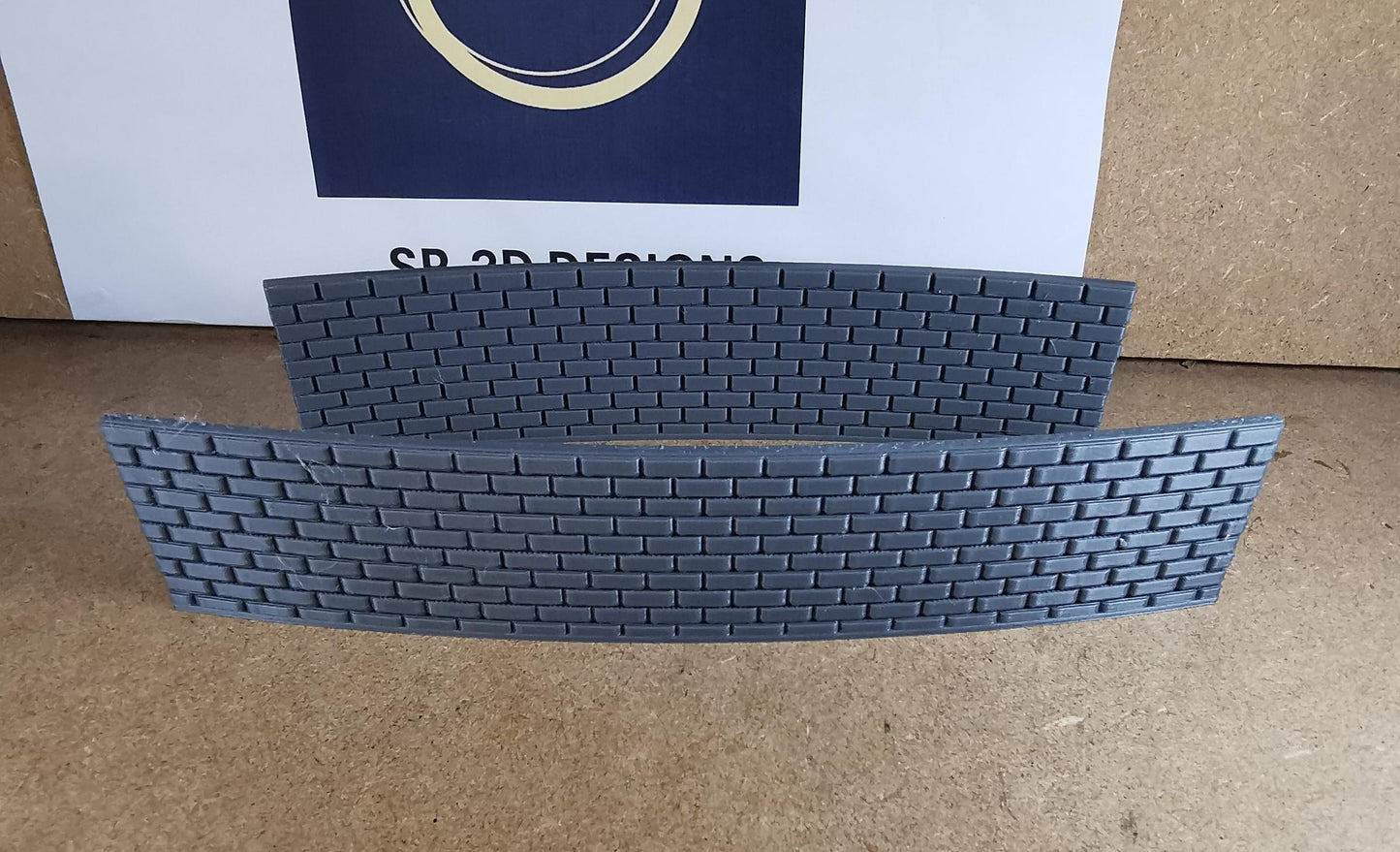 00 Gauge Curved Retaining walls for 1,2,3 and 4 Radius bridges