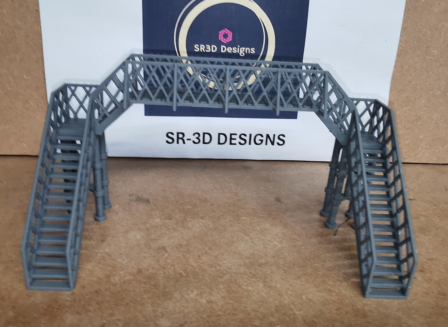 00 Gauge 1:76 Model Railway pedestrian footbridge Walkway