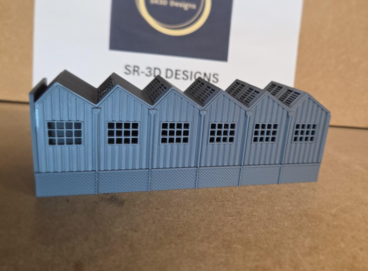 N Gauge 1:160 Scale Locomotive shed 3D Printed Free delivery