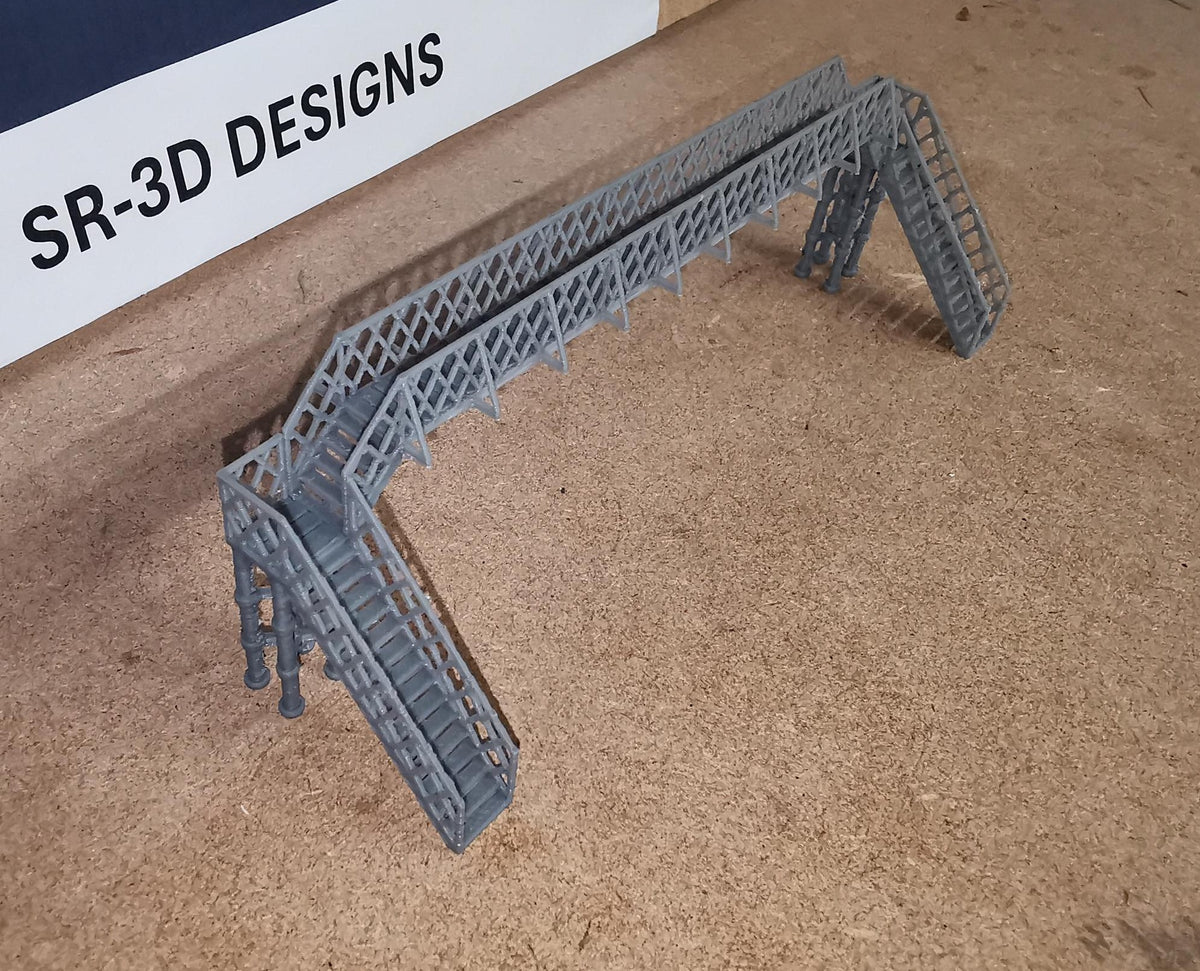 N Gauge 1:160 Model Railway pedestrian footbridge Walkway