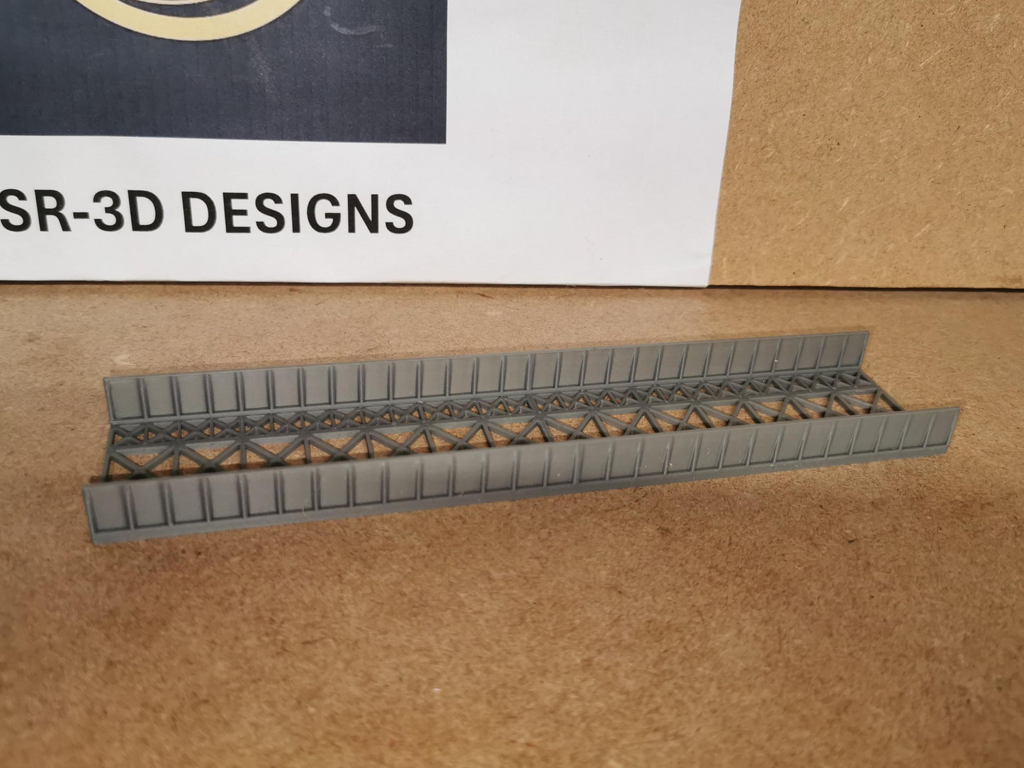 N Gauge 1:160 Scale Girder Style Bridge Deck and Sides