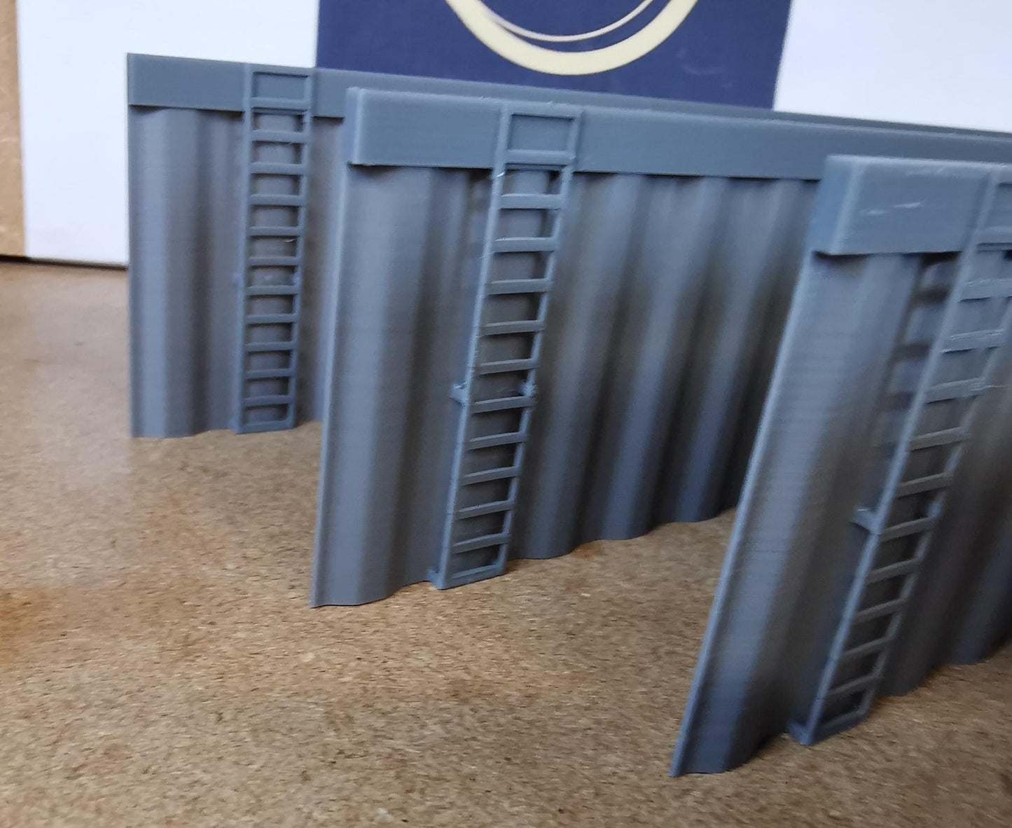 Canal Wall Sheet Piling side walls 1 Meter total length Available in 3 Scales
