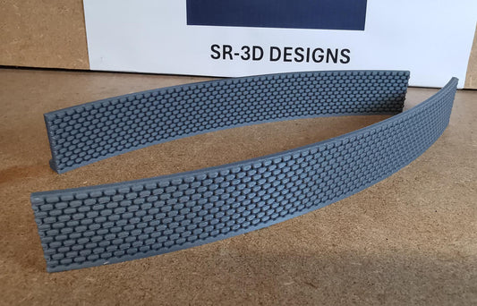 N Gauge Curved Retaining walls for 1,2,3 and 4 Radius bridges