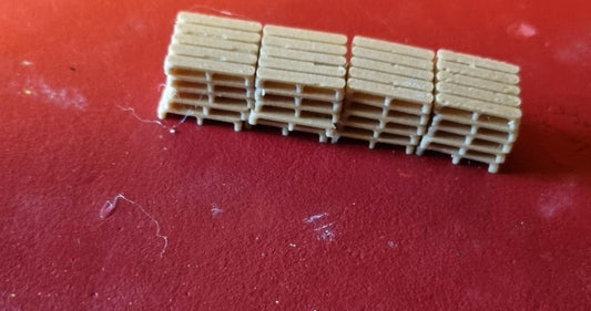 30 Wooden Pallets OO Gauge Model Railway 3D Printed