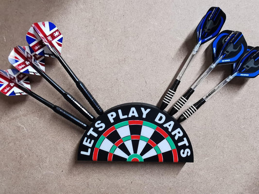 Dartboard style Dart holder