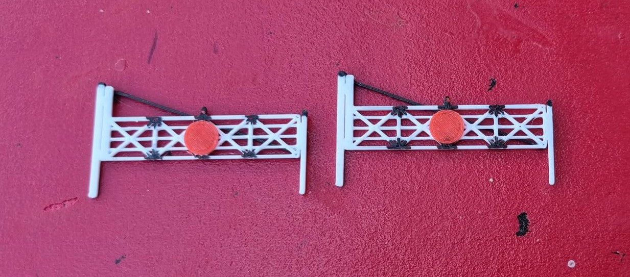 N Gauge 1:160 set of 2 level crossing gate 3D printed – SR-3D Designs