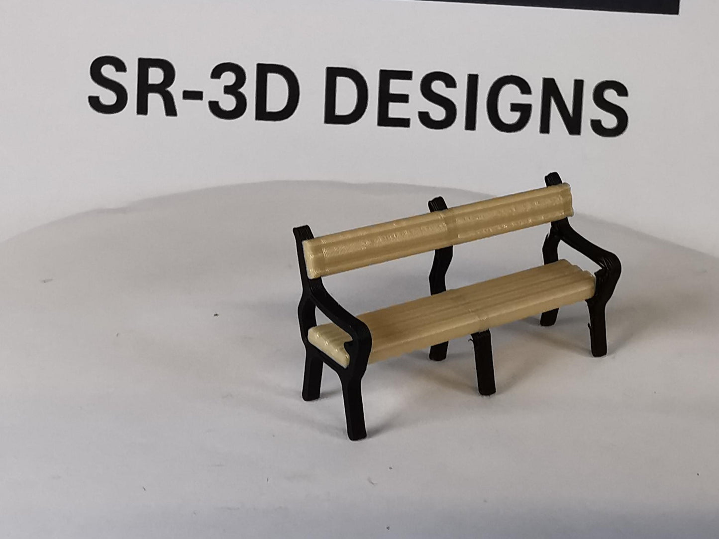 0 Gauge  1:48 Model Railway Six Leg Park Benches Platform seating 3D printed