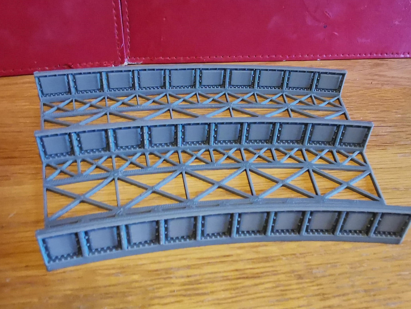 00 Gauge Curved Bridge 1,2,3 and 4 Radius Options 3D printed