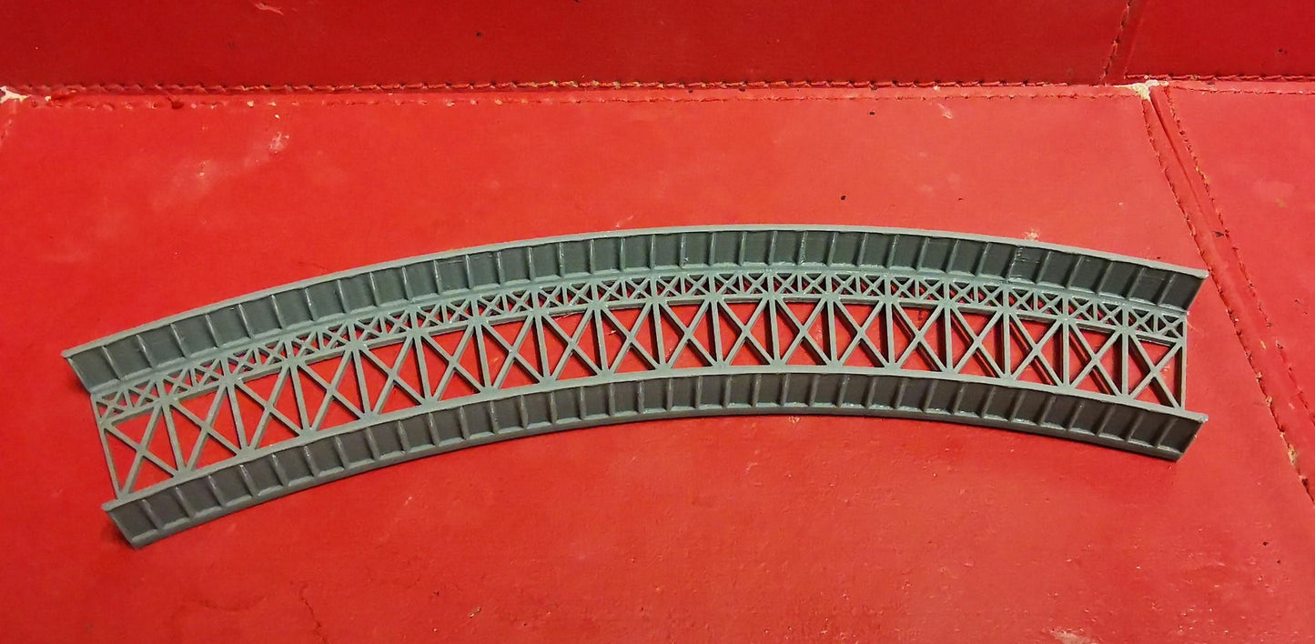 N Gauge Curved Bridge 1,2,3 and 4 Radius Options 3D printed