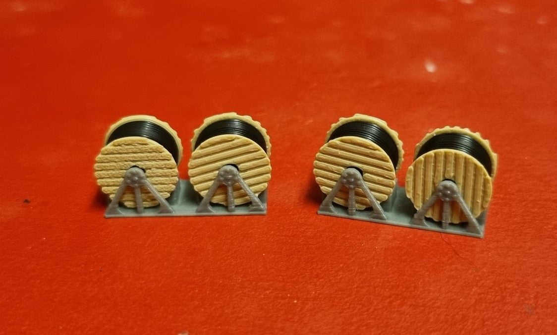 N Gauge Wagon load Cable reels 3D printed