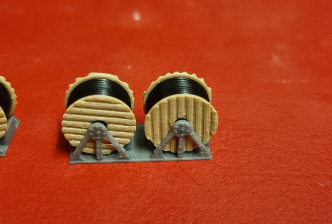 N Gauge Wagon load Cable reels 3D printed