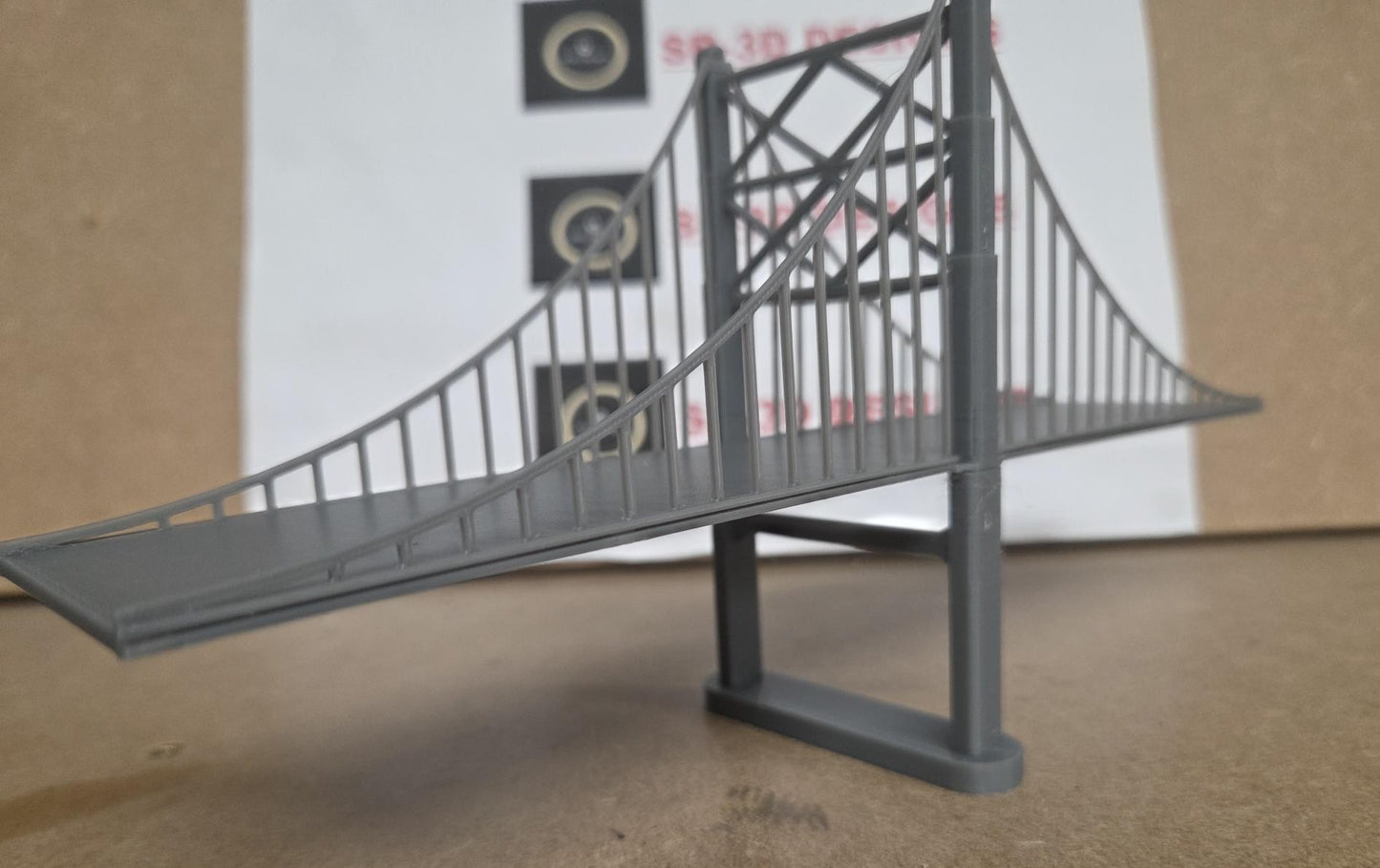 N Gauge Suspension Bridge Choice of length Free delivery 3D Printed