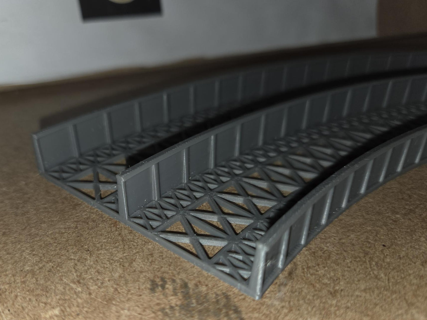 KATO N Gauge Curved Bridge 1,2,3 and 4 Radius Options 3D printed Free delivery.